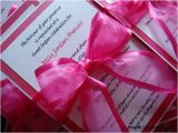 Hot Pink Quinceanera Invitations Quinceanera Invitation Hot Pink and White Sweet 16 and