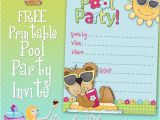 Hot Tub Party Invitation Template Free Pool Party Invite Template Party Planning