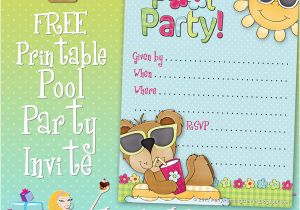 Hot Tub Party Invitation Template Free Pool Party Invite Template Party Planning