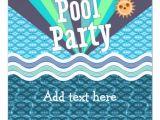 Hot Tub Party Invitation Template Retro Pool Party Invitation Zazzle