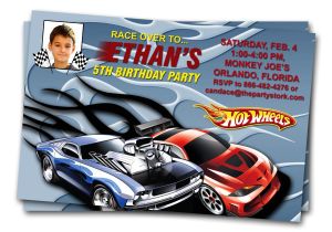 Hot Wheels Party Invitations Printable Hot Wheels Birthday Invitations – Bagvania Free Printable