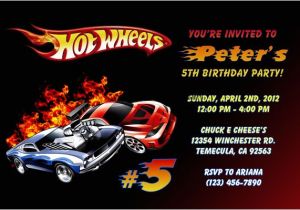 Hot Wheels Party Invitations Printable Hot Wheels Invitations Birthday Party Invites
