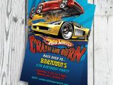 Hot Wheels Party Invitations Printable Unavailable Listing On Etsy