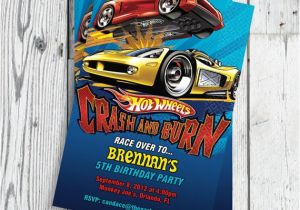 Hot Wheels Party Invitations Printable Unavailable Listing On Etsy