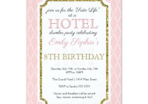 Hotel Party Invitation Template Hotel Party Invitation Zazzle Com