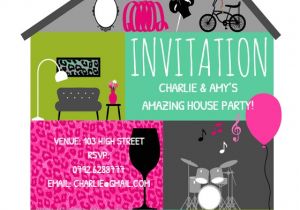 House Party Invitation Template Amazing House Party Free House Party Invitation Template