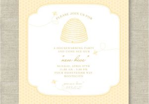 Housewarming and Baby Shower Invitations Honey B Bee Baby Shower Gender Reveal Invitation