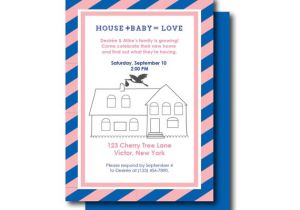 Housewarming and Baby Shower Invitations Housewarming and Baby Shower Invite Gender Reveal Invitation