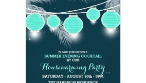 Housewarming Cocktail Party Invitations Summer Housewarming Cocktail Party Invitations Zazzle