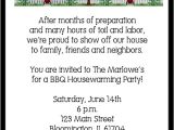 Housewarming Party Invitation Wording for Gifts Neighborhood Housewarming Party Invitations