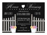 Housewarming Party Invitation Wording for Gifts Picket Fence Housewarming Party Invitation Zazzle