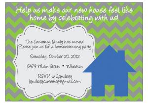 Housewarming Party Message Invite Chevron Housewarming Invitation by Elsypaper On Etsy