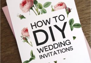 How to Create Your Own Wedding Invitation Template How to Diy Wedding Invitations