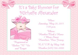 How to Design A Baby Shower Invitation How to Create Baby Shower Invitations for Girls Free with