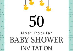 How to Do A Baby Shower Invitation 75 Most Popular Baby Shower Invitation Wordings