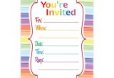How to Fill Out Birthday Party Invitations 200 Best Images About Rainbow Printables On Pinterest