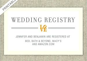 How to Include Registry In Bridal Shower Invitation Register for Bridal Shower How to Include Registry In