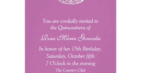 How to Make A Quinceanera Invitation Personalized Mis Quince Invitations Custominvitations4u Com