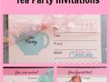 How to Make An Email Party Invitation How to Make Tea Party Invitations A Day In Candiland
