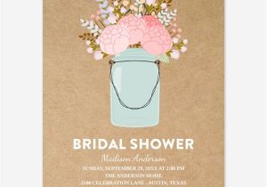 How to Make Bridal Shower Invitations at Home Gifts for Mason Jar Bridal Shower
