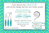 How to Make Bridal Shower Invitations at Home New Home Bridal Shower Invitation Silverware Coffee Cup