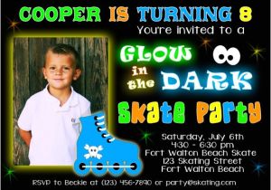 How to Make Glow In the Dark Party Invitations Glow In the Dark Birthday Invitations
