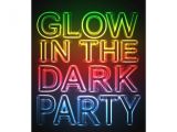How to Make Glow In the Dark Party Invitations Glow Party Glow In the Dark Birthday Party 5×7 Paper