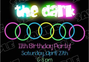 How to Make Glow In the Dark Party Invitations Party Invitations Awseome Detail Glow In the Dark Party