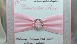 How to Make Homemade Invitations for Quinceaneras Pink and Grey Quinceanera or Sweet 16 Invitations by