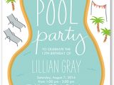How to Make Pool Party Invitations 18 Birthday Invitations for Kids Free Sample Templates