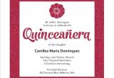 How to Make Quinceanera Invitations at Home Modern Pink Faux Glitter Quinceanera Invitation