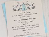 How to Make Simple Baptism Invitations Personalised Pack Of Christening Invitations by Eggbert