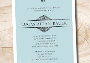 How to Make Simple Baptism Invitations Simple Baptism Invitation Munion Confirmation