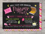 How to Make Slumber Party Invitations Slumber Party Invitation Girls Slumber Party Invitations