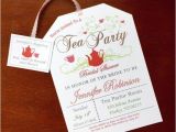 How to Make Your Own Bridal Shower Invitations Bridal Shower Tea Party Invitations theruntime Com