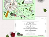 How to Print A Map for Wedding Invitations Illustrated Map Party or Wedding Invitation by Cute Maps