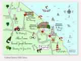 How to Print A Map for Wedding Invitations Illustrated Map Wedding or Party Invitation by Cute Maps
