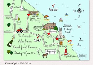 How to Print Map for Wedding Invitation Print Your Own Illustrated Wedding or Party Map by Cute