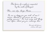 How to Respond to Bridal Shower Invitation Rsvp Etiquette Traditional Favor Accepts Regrets Placement