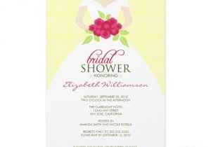 How to Word A Bridal Shower Invitation Sample Bridal Shower Invitations Wording