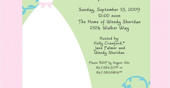 How to Word Bridal Shower Invitations Bridal Shower Bridal Shower Invitation Wording Card