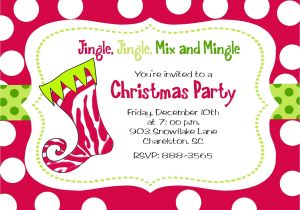 How to Word Christmas Party Invitation Christmas Party Invitation
