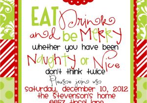 How to Word Christmas Party Invitation Christmas Party Invite Wording Template Best Template