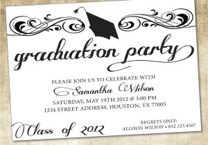 How to Word Graduation Party Invitations Unique Ideas for College Graduation Party Invitations