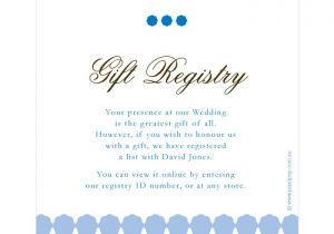 How to Word Registry Information On Bridal Shower Invitation 5 Best Of Wedding Gift Registry Cards Wedding