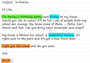 How to Write An Invitation to A Dinner Party An Invitation to A Party Learnenglish Teens British