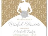 How to Write Bridal Shower Invitations Gold Bridal Shower Invitations Sansalvaje Com