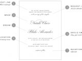 How to Write Time On Wedding Invitation Wedding Invitation Wording Examples Shine Wedding