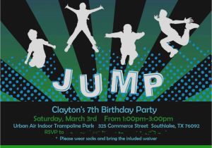 Http Urban Air Trampoline Park Download Birthday Party Invitations Awesome Trampoline Park Birthday Party Invitations