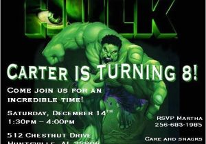 Hulk Birthday Party Invitation Template Bagvania Free Printable Invitation Template